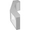 Ekena Millwork 4-in. W x 8-in. D x 20-in. H Legacy Architectural Grade PVC Knee Brace BRCP04X08X20LEC - alternate 2